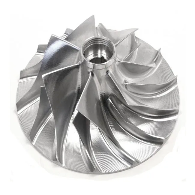 Oem Odm Custom 5 Axis Machined Aluminum Turbo Rotor Impeller Shaft