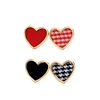me0027-2 Western Style Cute Heart 925 Post Love Earrings, Stud Earrings For Girls