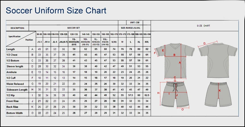 Size chart. Форма +Size. Uniform Size. Форма 6002227 размер. Размер 32 футбольная форма на девочку как сделать замеры.