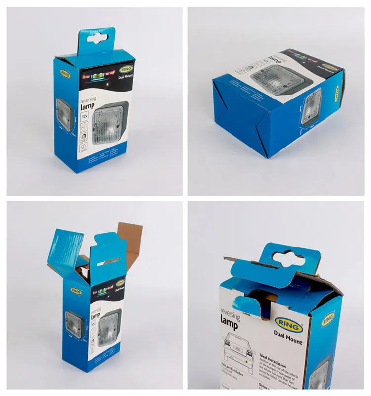 Custom printed corrugated cardboard packaging box for auto parts