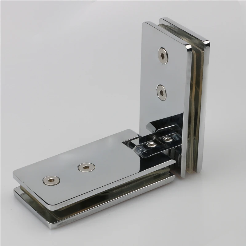 90 度重型玻璃铰链