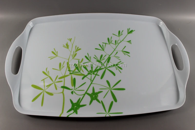 19inch Melamine Big Tray with handle