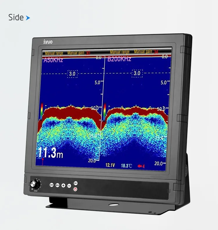 XINUO 17 inch Adjustable dvi-hdmi LCD Monitor & Marine GPS Displays for Radar / Ship Boat using  Marine Accessories HM-2617