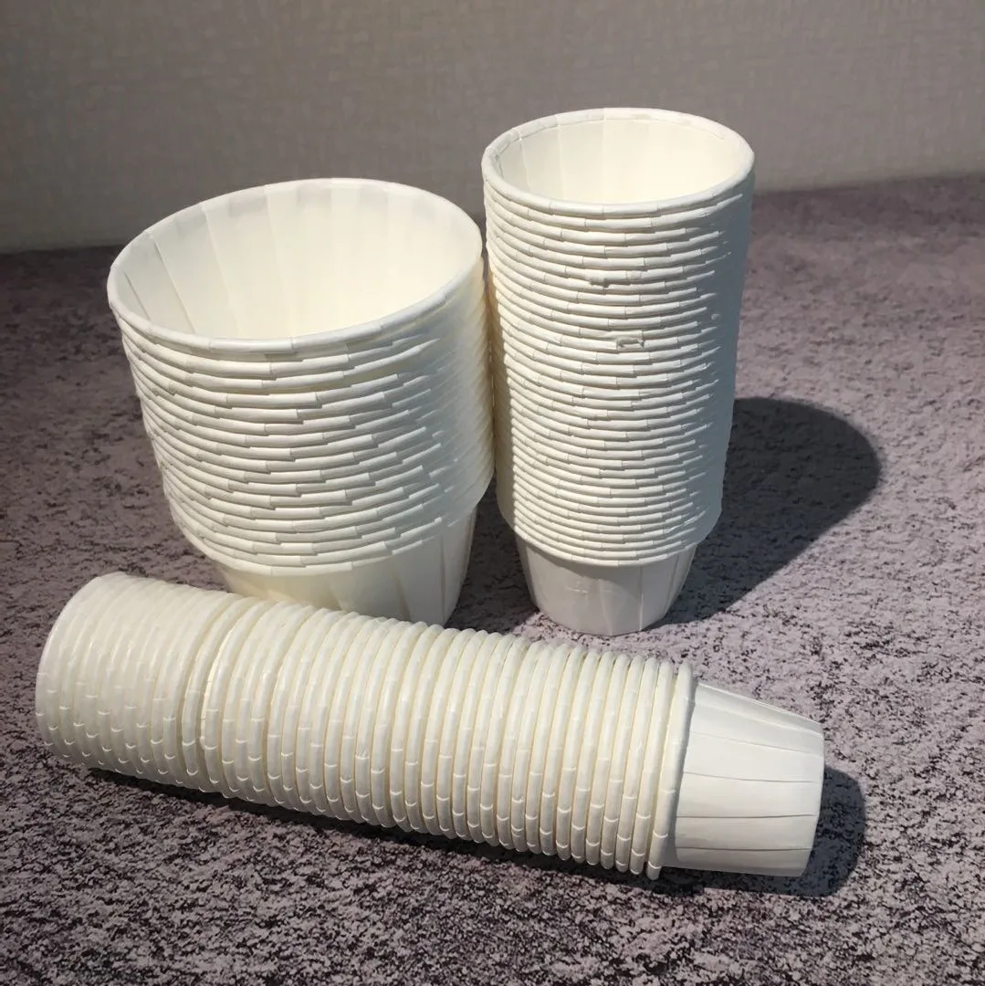 Mini Medical Pill Cup Single Use Medicinal Liquid Paper Cup Coated With