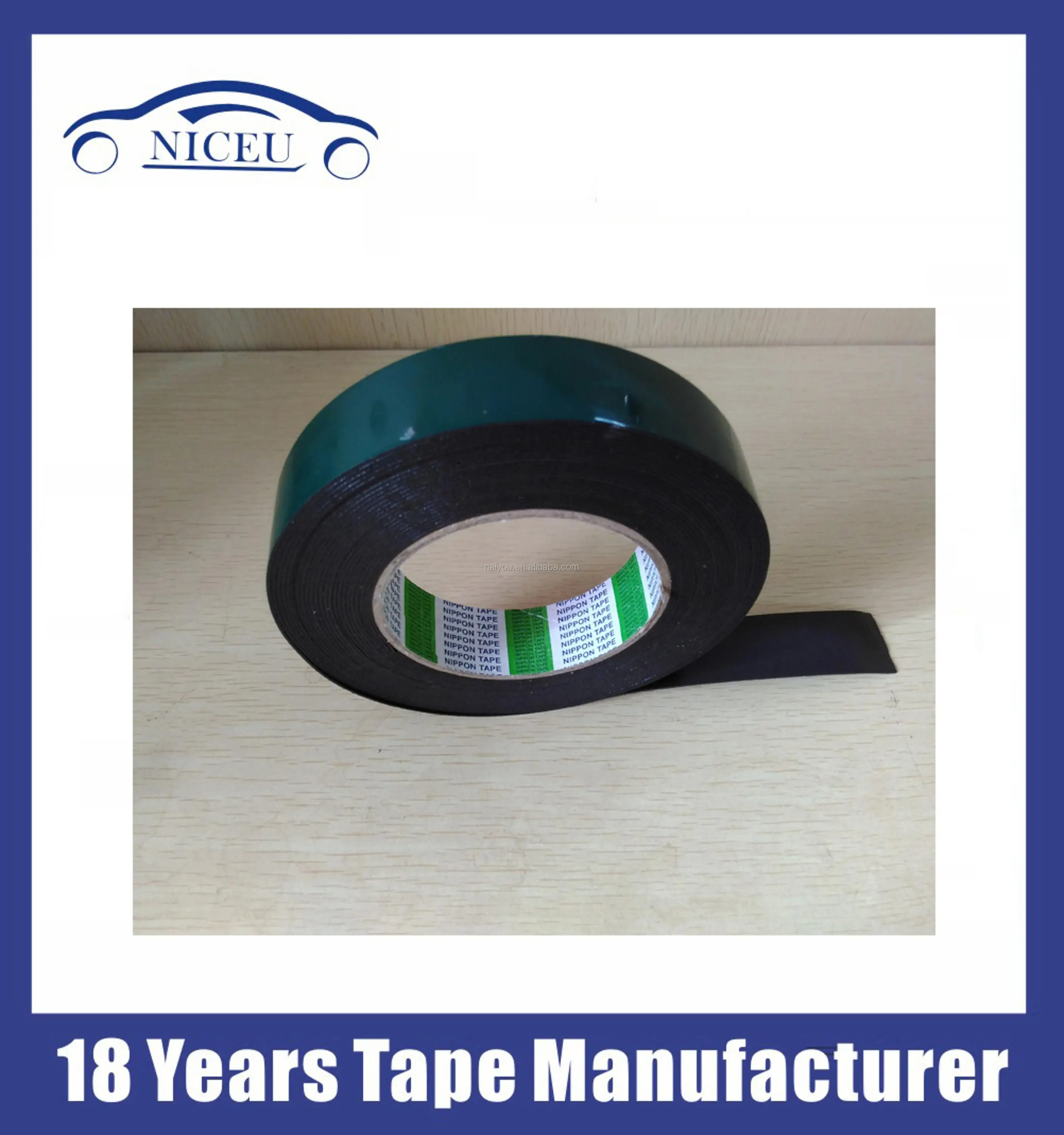 Waterproof 1mm Double Sided Pe Foam Tapes Buy 1mm Thick Black Foam Tape,Foam Tape Waterproof