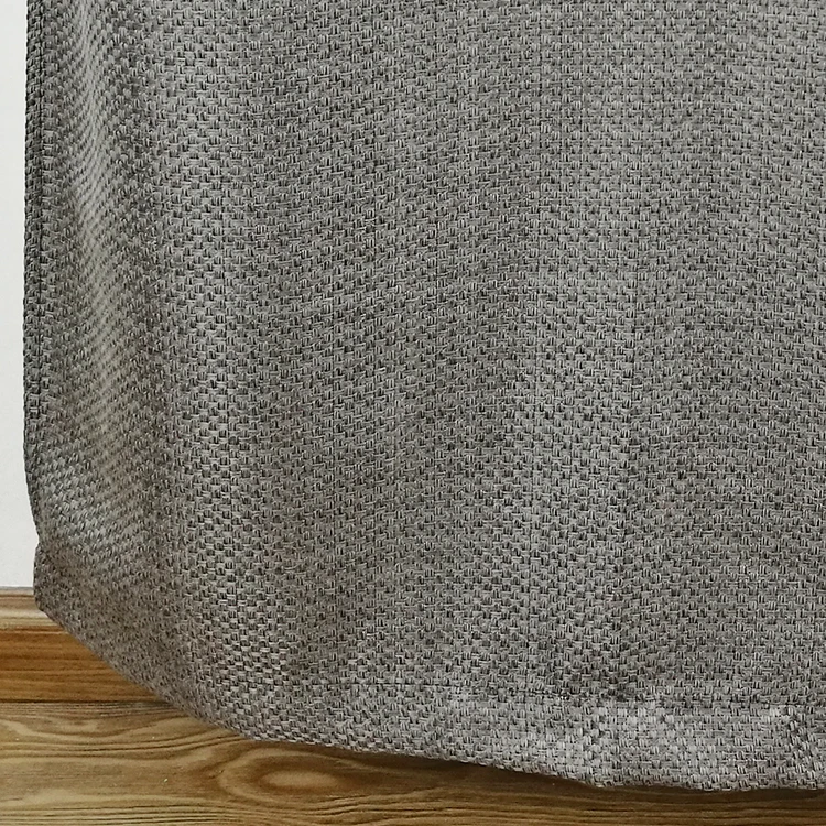 High Quality Modern Imitation Hemp Window Curtains for Small Batch