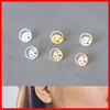 925 sterling silver China factory cute gilrs jewelry smile star moon night earring