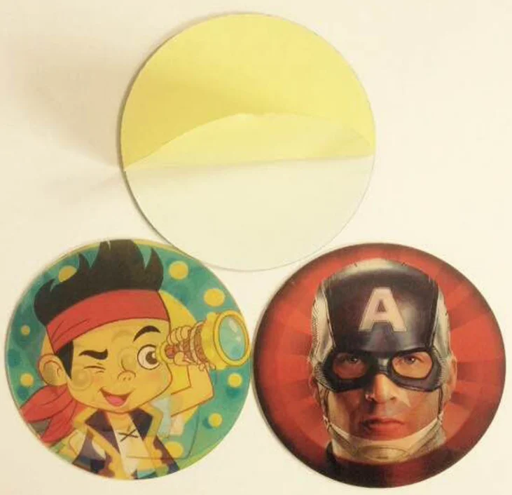 3d Lenticular Lens Sticker / Lenticular Print Sticker / Customize 3d