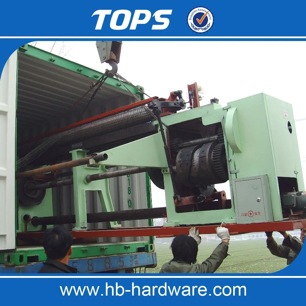 hexagonal wire mesh machine