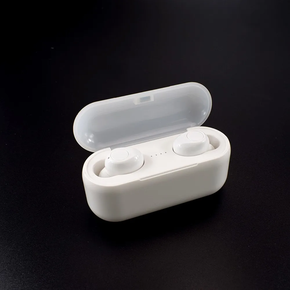 Mini Sports tws Bluetooth Earphone, Mini Headset Headphone Bluetooth Earphone RX19 with 2000mAh Powerbank Charging - ANKUX.COM