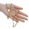 Latest design Sweater Rosary Necklace Jesus Fancy Chain Religious Cross Necklace Jewelry