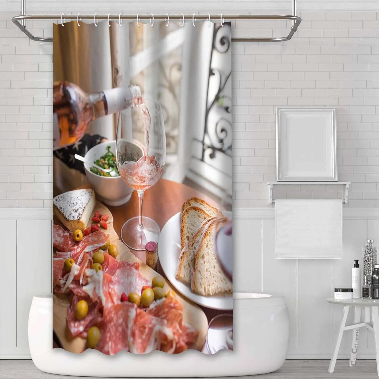 Waterproof Blackout Bathroom Shower Curtain Buy Bathroom Shower