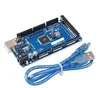 Hot Mega 2560 R3 MEGA16U2 Microcontroller Board without Logo USB Cable for Uno R3
