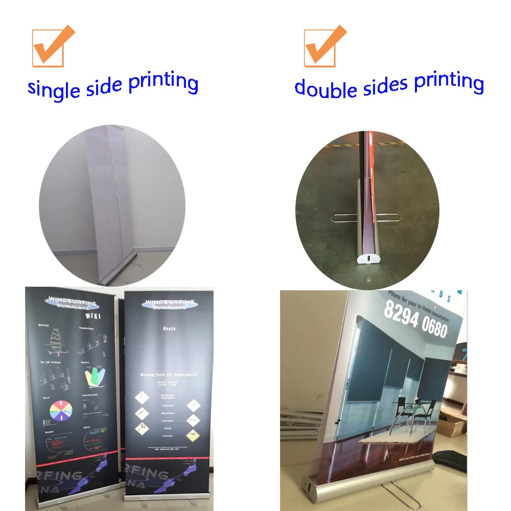 Small Custom Design Tabletop Standee Roll Up Banner Stand Buy
