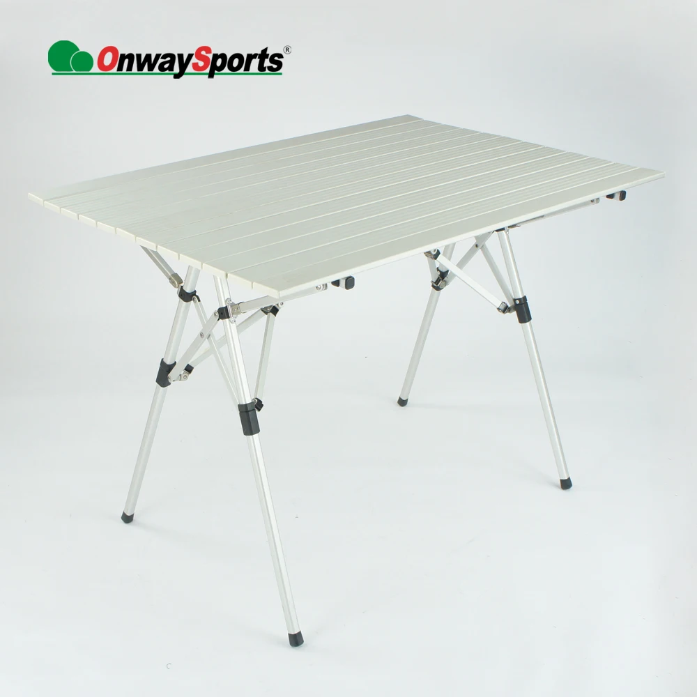 Onwaysports Japanese Camp Table For Picnic Foldable Rolling Up Top