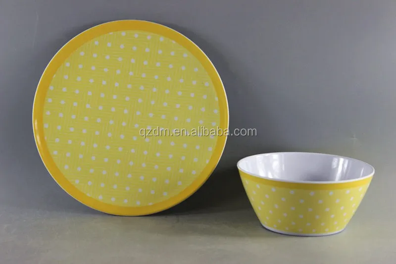 Hot Sale Melamine Dinner Set For Picnic Outdoor Melamine Tableware