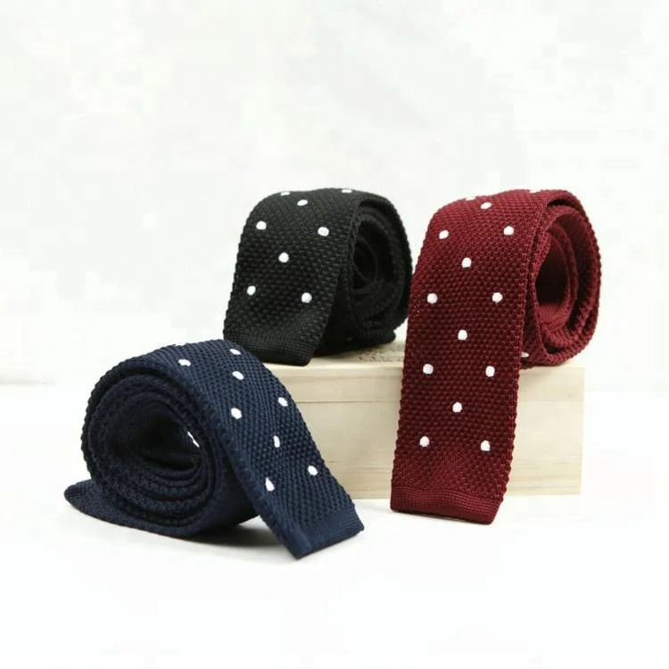 mens knitted tie