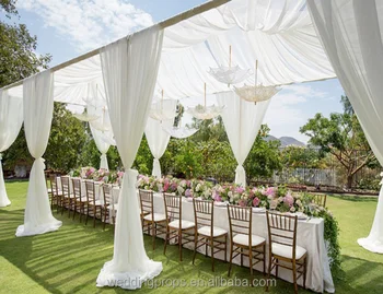 Outdoor Garden Gazebo Shelter Patio Party Canopy Ceiling Drape