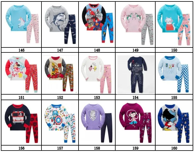 Knitted 100% Cotton Wholesale Kids Pajamas Boys Sleepwear Pajamas.JPG