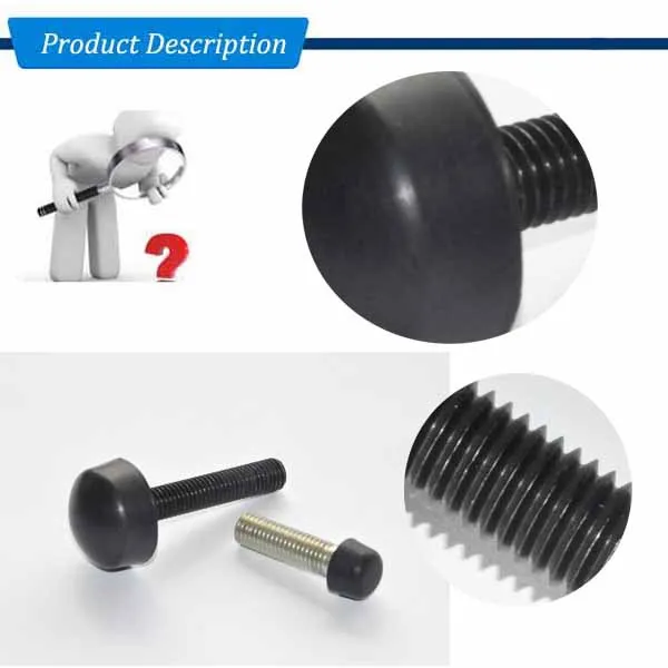 Oem Rubber Stopper Of Metal Screw With Rubber Cap - Buy Rubber Stopper ...