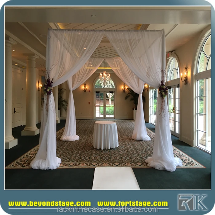 6 Feet To 10 Feet Indian Wedding Pipe And Drape Backdrop Systems