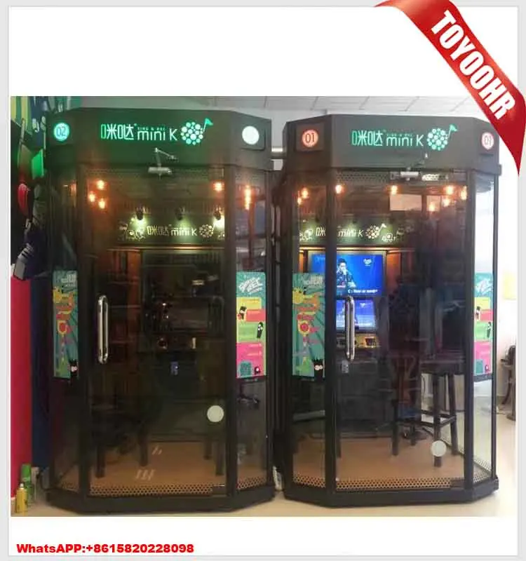 Hot Sale Karaoke Machine 2 Player 3d Sound Independent Mini Ktv Booth