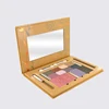 Customized cosmetic palette packaging for eyeshadow and brushes package