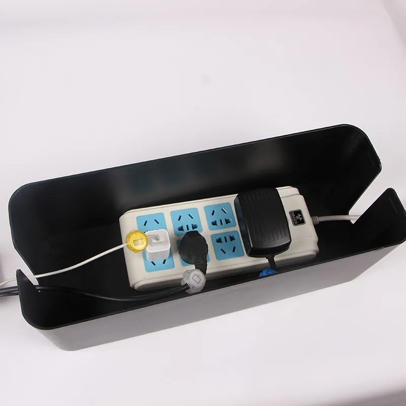 Cable Organizing Management Box For Under Desk,Black5.25 X 6.2 X 16