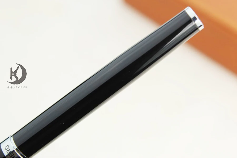 rcro-034 欧洲优雅中国个性化笔高品质黑色修身软橡胶手柄执行滚筒