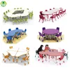2019 New designGuangzhou wholesale folding plastic kids table chair sets classroom kids study table and chair for kids furniture
