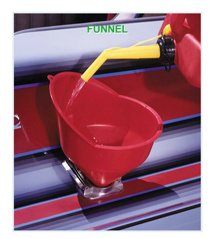 All Purpose Widemouth Plastic Funnel Set For Quick And Clean