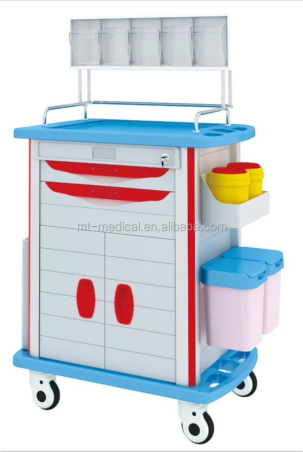 Medical emergency cart and ABS trolley from China