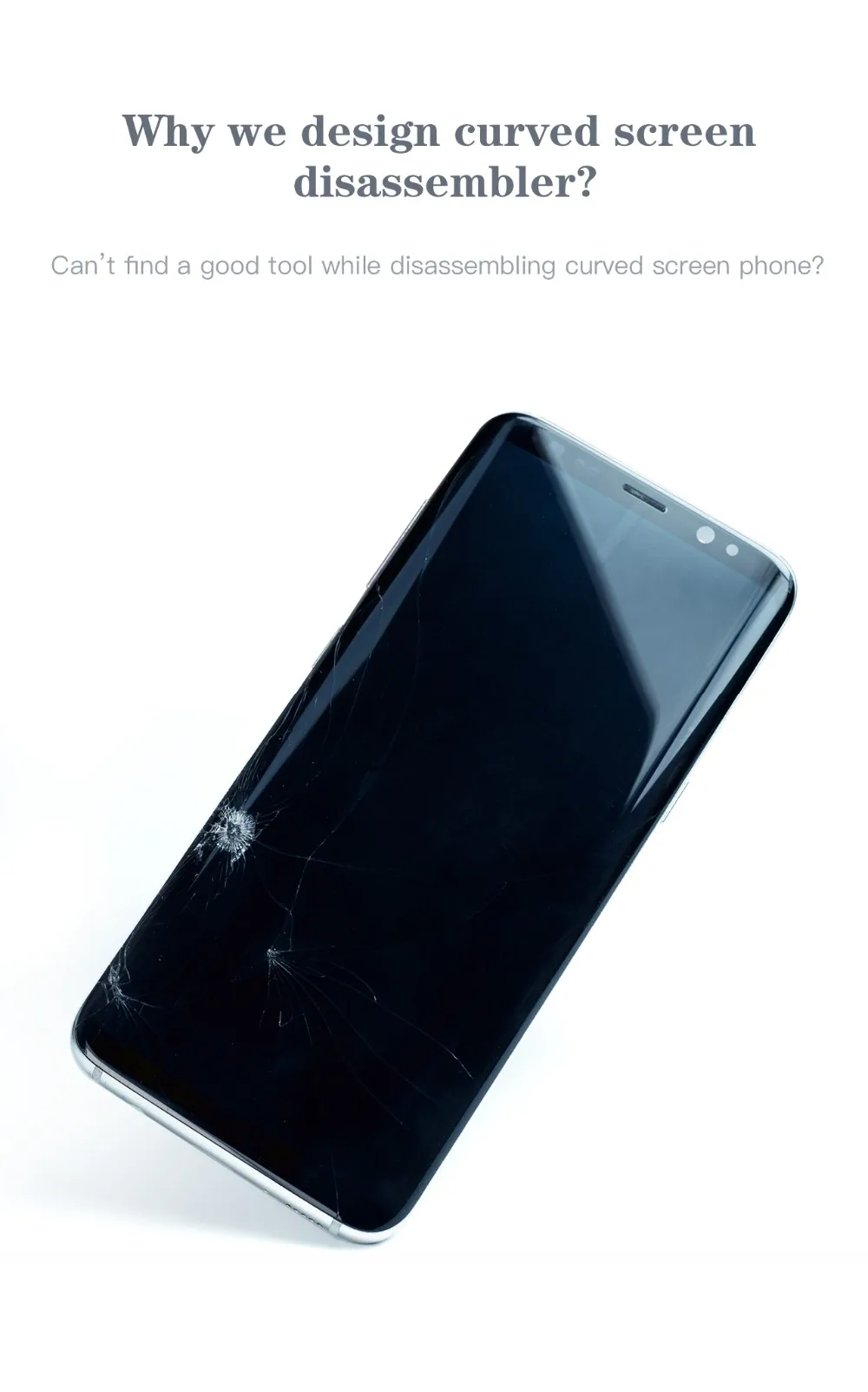 QianLi Original Curved Screen Disassembly Tool for Smartphone Screens ...