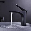 Kaiping Sanitary Professional Single-Hole Bathroom Matte Black Faucet Tapware