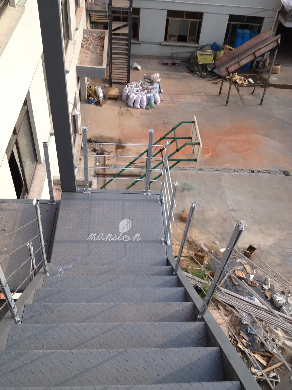 Outdoor Fire Escape Stairs - Buy Fire Escape Stairs,Outdoor Steel