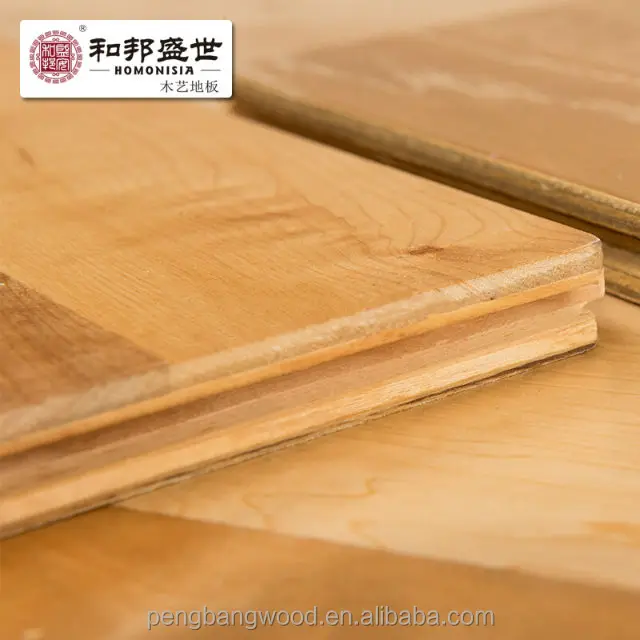 Hardwood Maple 15mm Floor Top Layer 4mm 3 Ply Engineered Wood Flooring Good Quality Parquet Smooth Product On Alibaba Hardwood Maple 15mm Floor Top Layer 4mm
