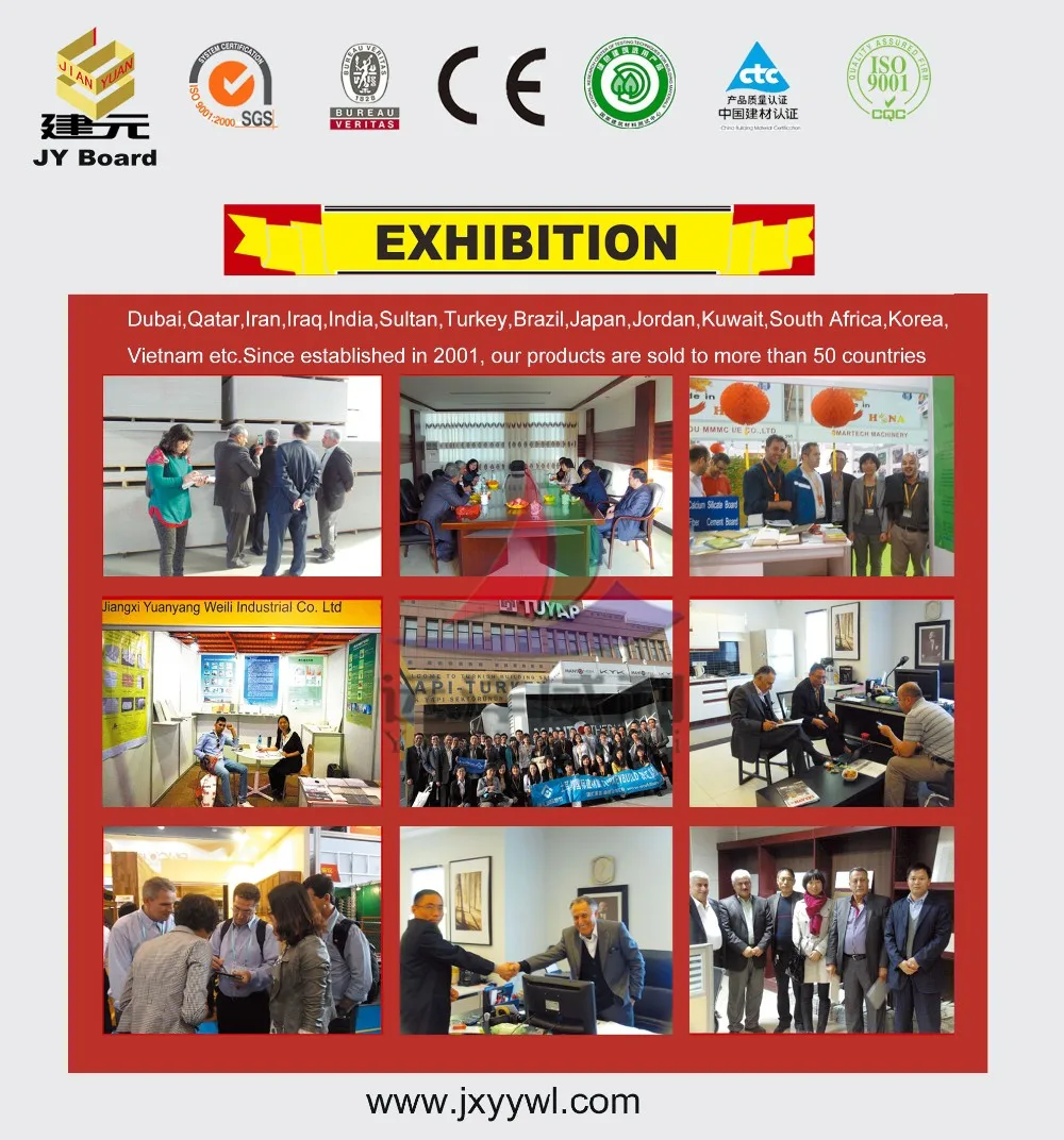  colorful fiber cement board 