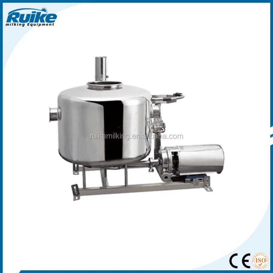 Hotsale Stainless Steel Milk Receiver,Strong Milk Receiver,Glass Milk