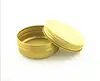 Aluminum candle tins 2 oz gold, other colors are available