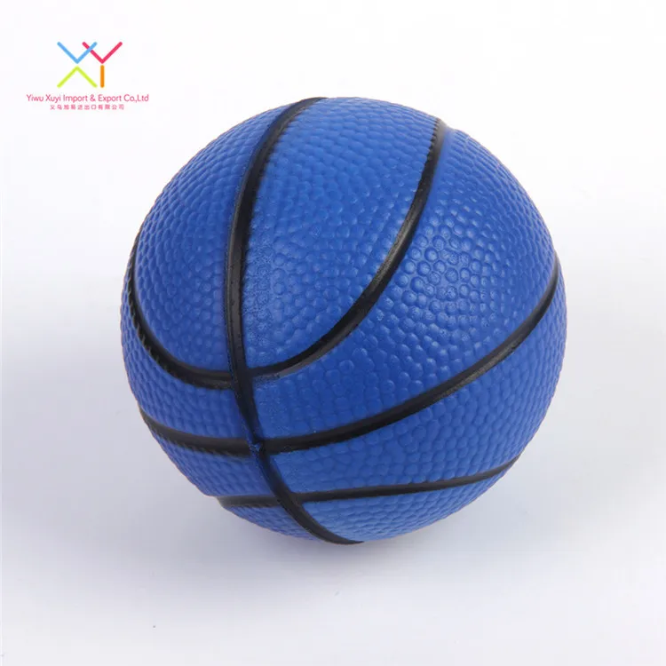 Mini Cute Soft OEM Pu Stress Ball, Basketball Design Stress Ball