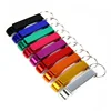 Rainbow Color Aluminum Alloy Metal Custom Logo Souvenir Key Chain Bottle Opener