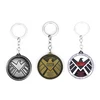 Agents Of SHIELD Keychain for Souvenir Gift Hot Marvel Comics TV Shield Badge Eagle Key Rings