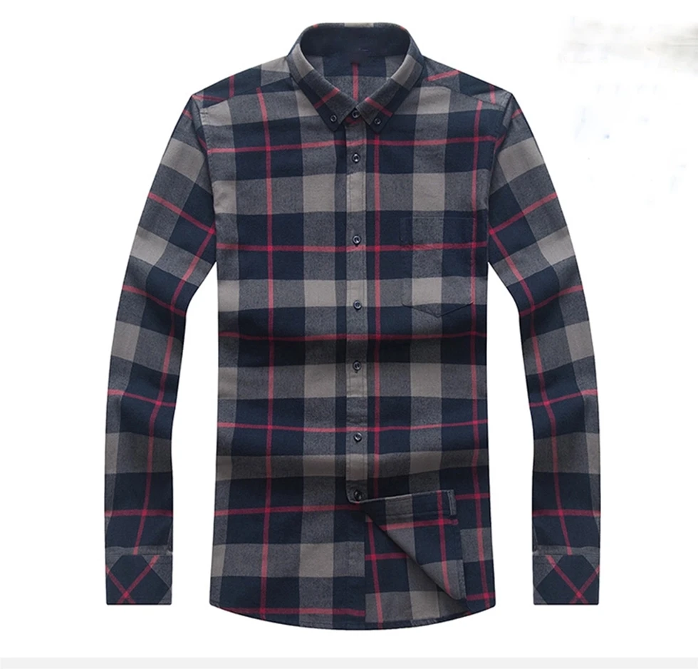 plain flannel shirts
