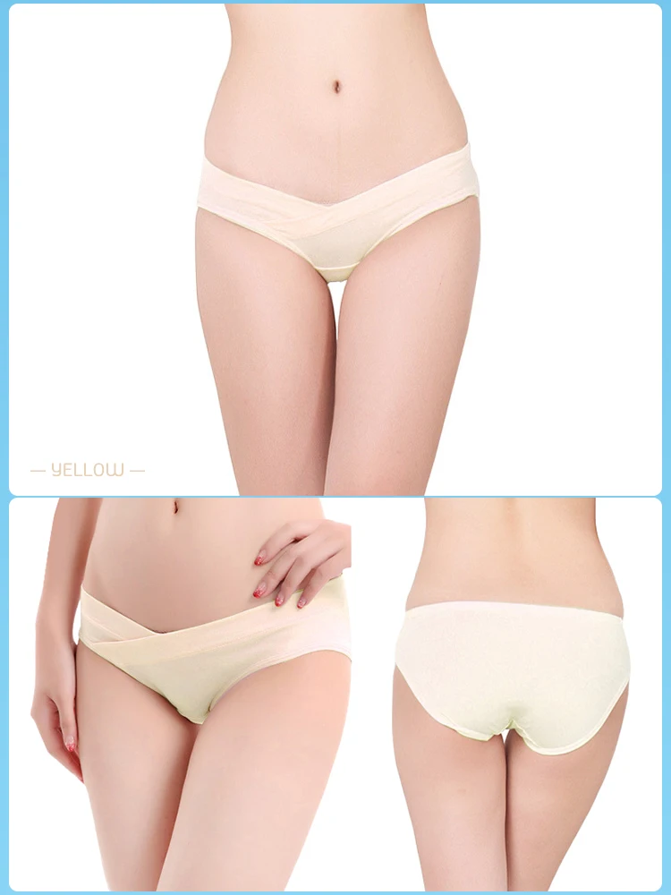 Wholesale Breathable Low Waist Supporting Maternity Thong Underwear