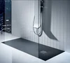 Black marble antislip Custom made resin large shower trays