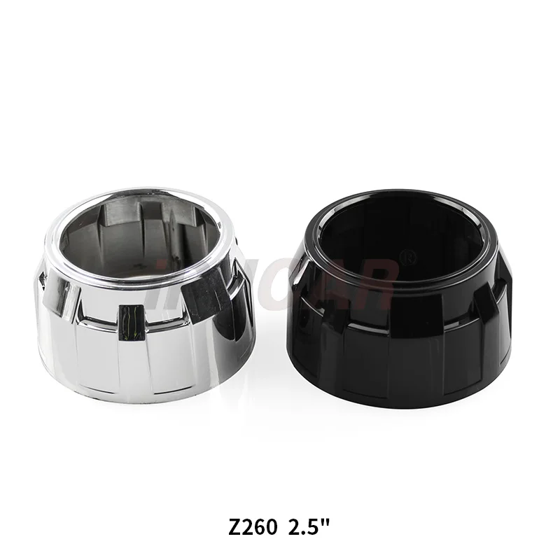 Vision Cover Z260 Chrome for 2.5 inch projector lens retrofit car tools bi xenon projector lens shrouds