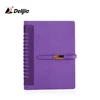 Six ring spiral leather agenda custom size a4/a5/a6 loose leaf planner journal