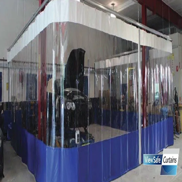 China Manufacture Auto-guard Paint Booth Curtains Divider And Auto 