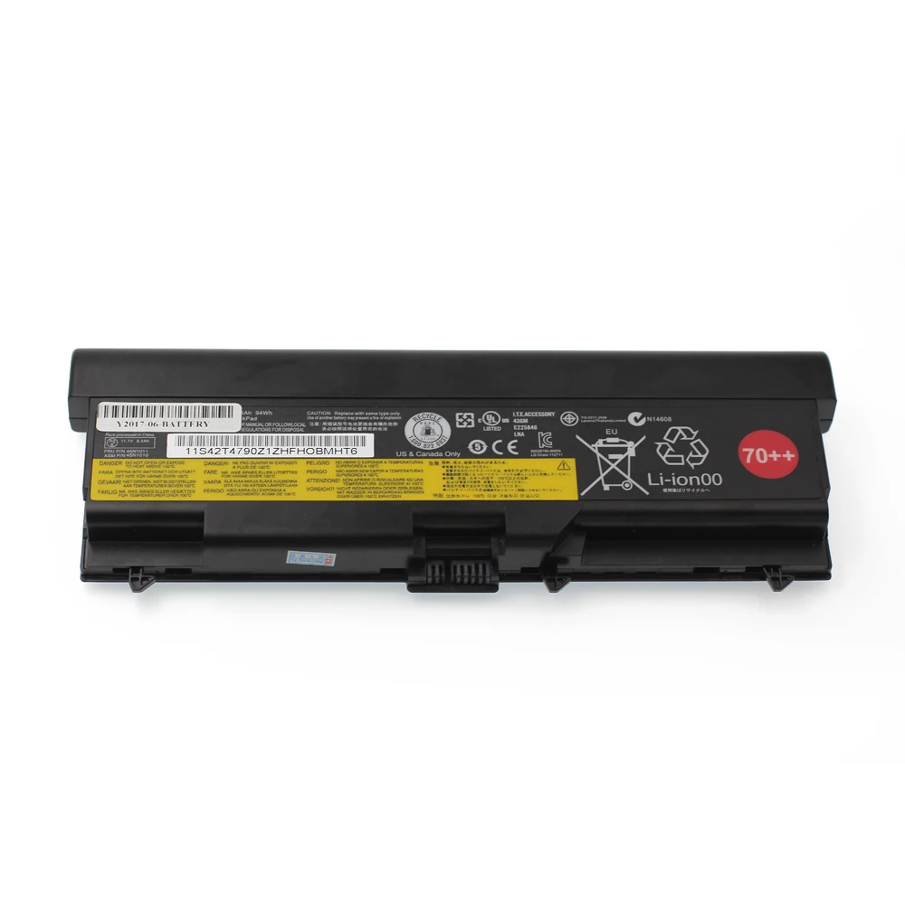 Batterie 4400mAh 11.1V 6 Cellules Pour Lenovo ThinkPad W530, T430, L430, T530 - Remplacement Haute Capacité
