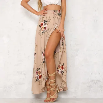 2017 Hot Sale Fashion Women Dress High Slit Sex Long Skirt 2017 Hot Sale Fashion Women Dress High Slit Sex Long Skirt